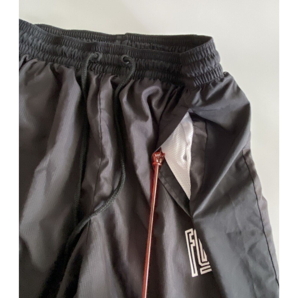 Nike Force Men's Medium Athletic Track Pants Black White Lined FB6966-010 - Picture 6 of 14
